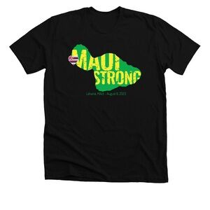 Maui Strong T-Shirt Black (Unisex)